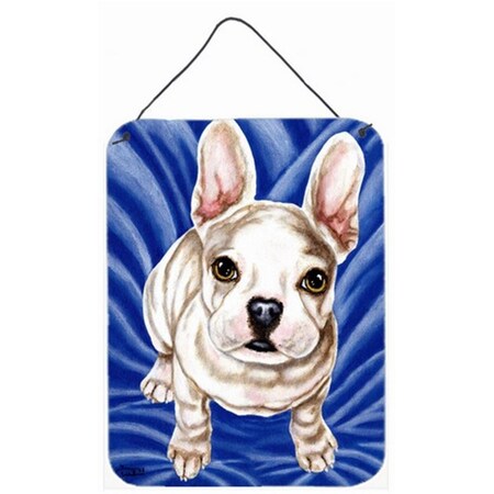 Carolines Treasures Diamond in Blue French Bulldog Wall or Door Hanging Prints AMB1351DS1216